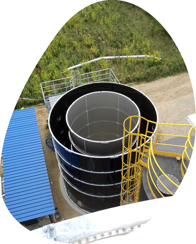 Bolted stell Tanks for effluent treatment or storage tanks